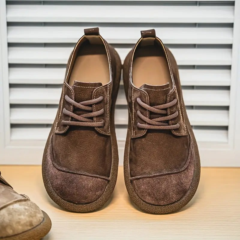 George | Men's Round Toe Lace Up Low Top Walking Shoes