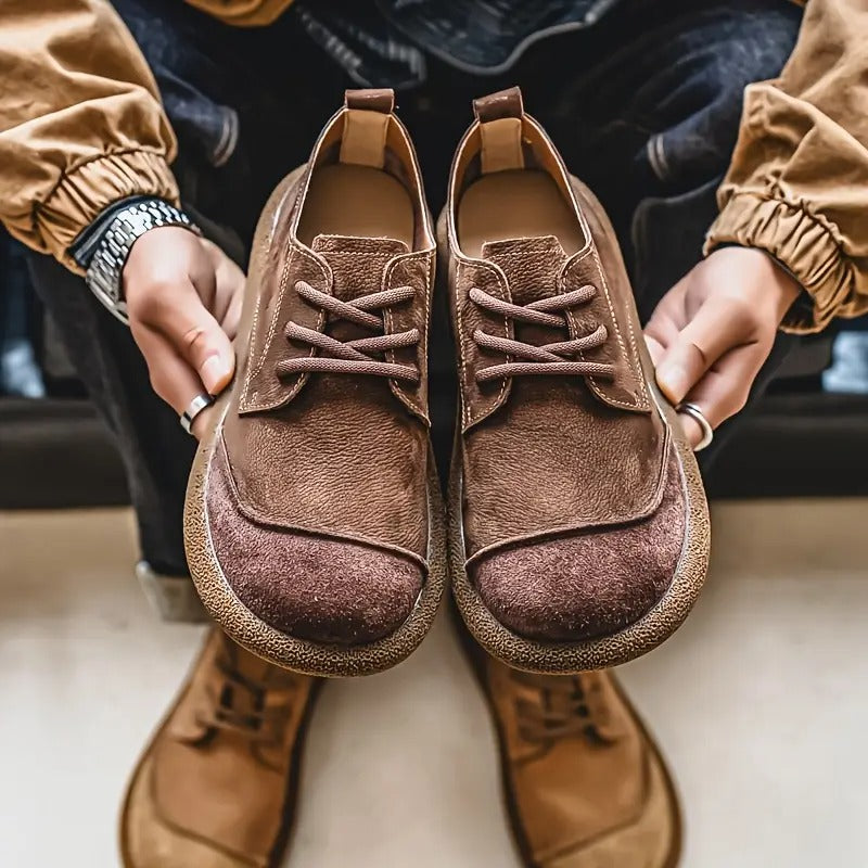 George | Men's Round Toe Lace Up Low Top Walking Shoes