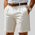 Giovanni | Men's Side Pockets Pleated Summer Shorts