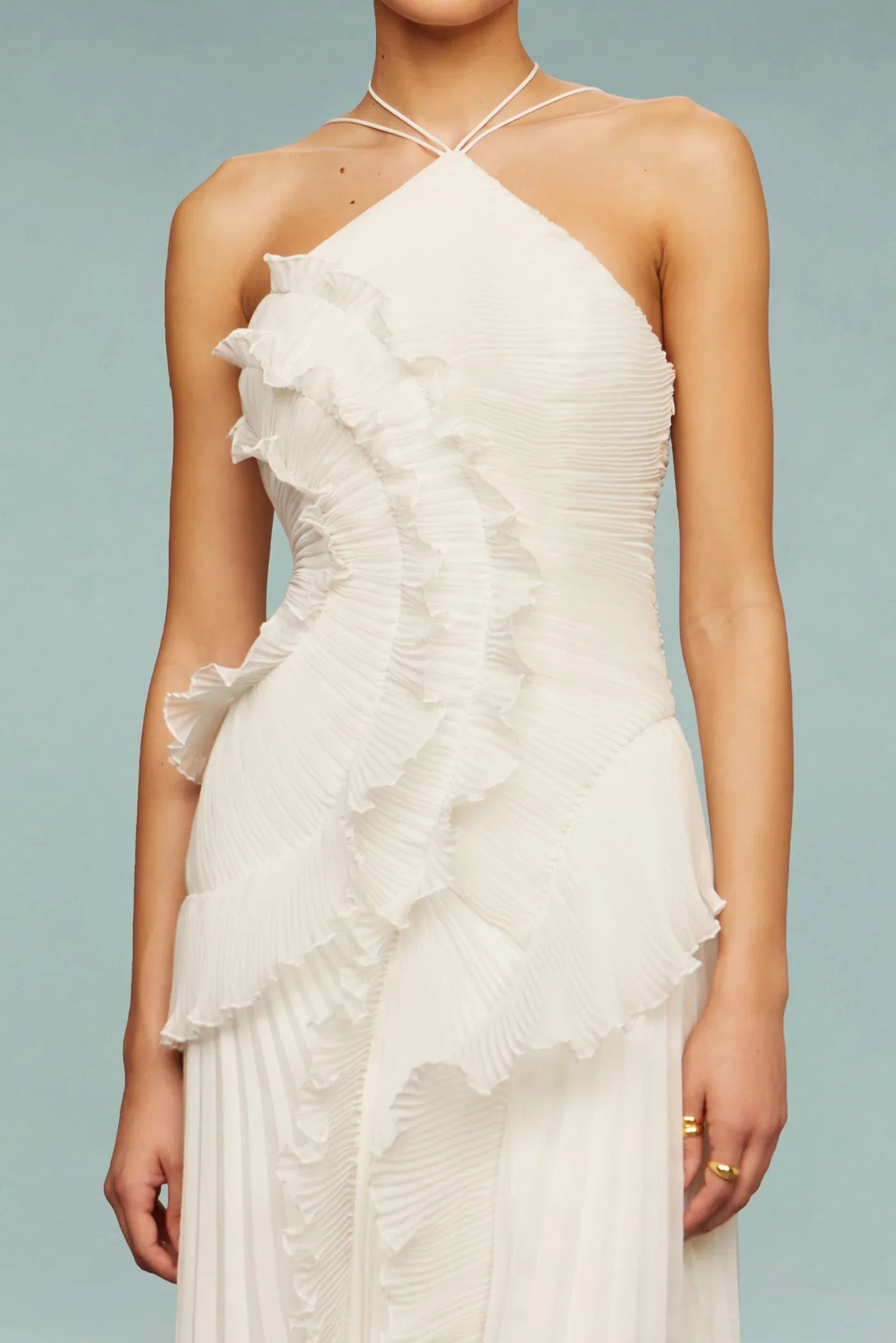 Grace | Women’s Halter Neck Sleeveless Wedding Guest Dress