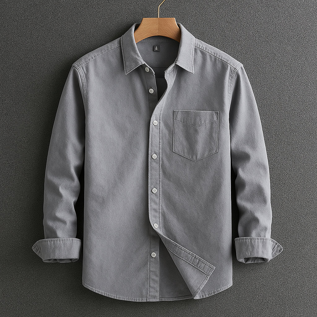 Guillermo | Men's Long Sleeve Button Front Collared Dress Shirt