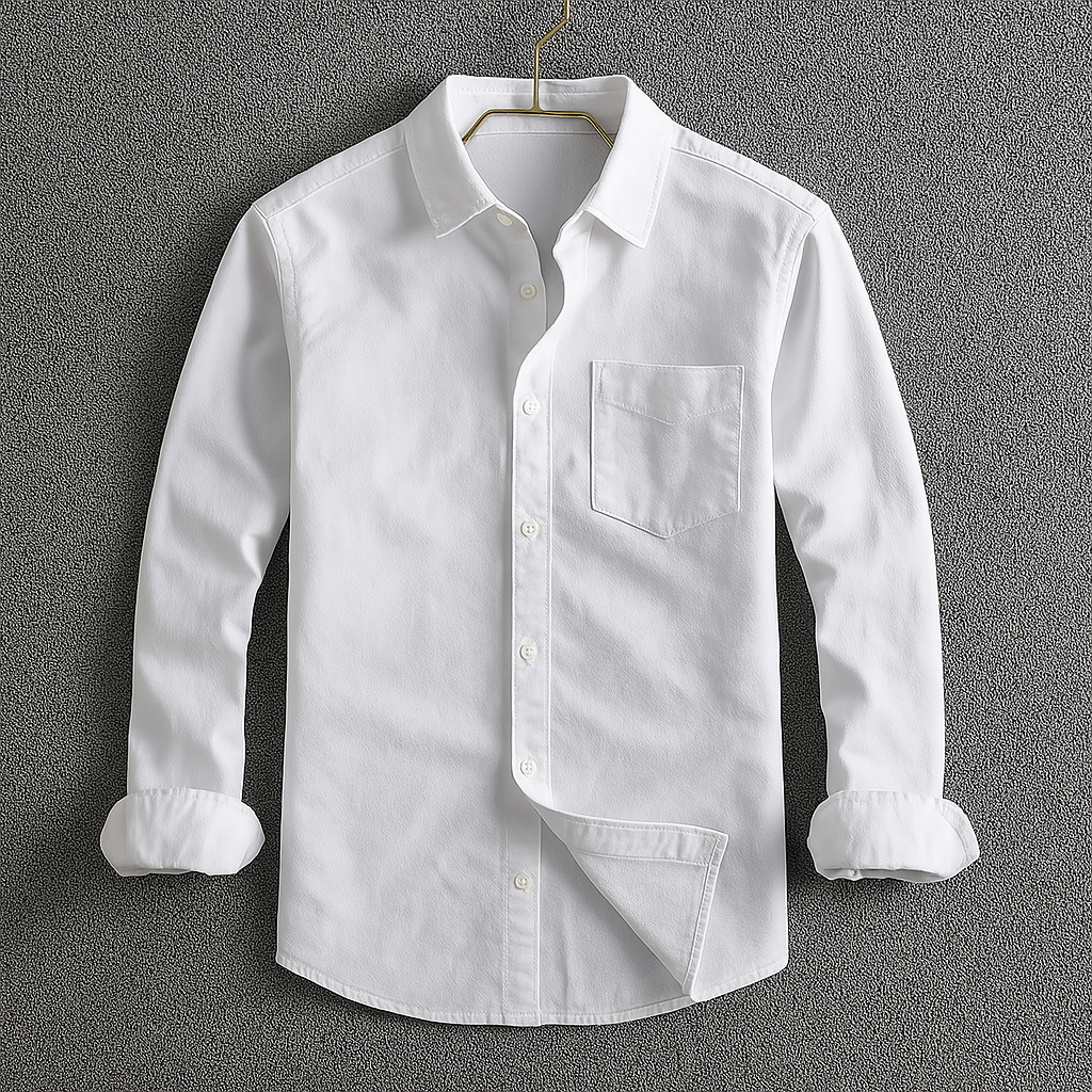 Guillermo | Men's Long Sleeve Button Front Collared Dress Shirt