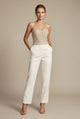 Beige-White