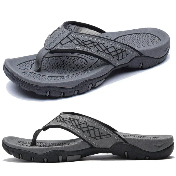 Humphrey | Men's Slip On Round Toe Summer Flip Flops