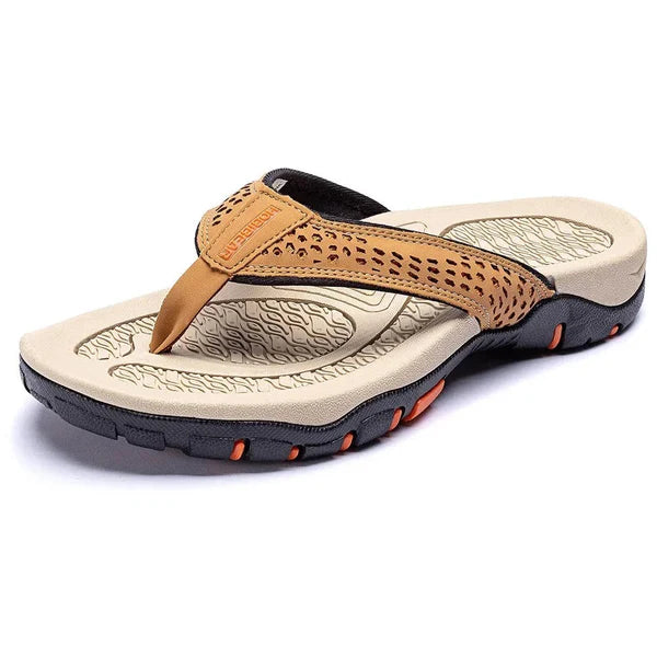 Humphrey | Men's Slip On Round Toe Summer Flip Flops