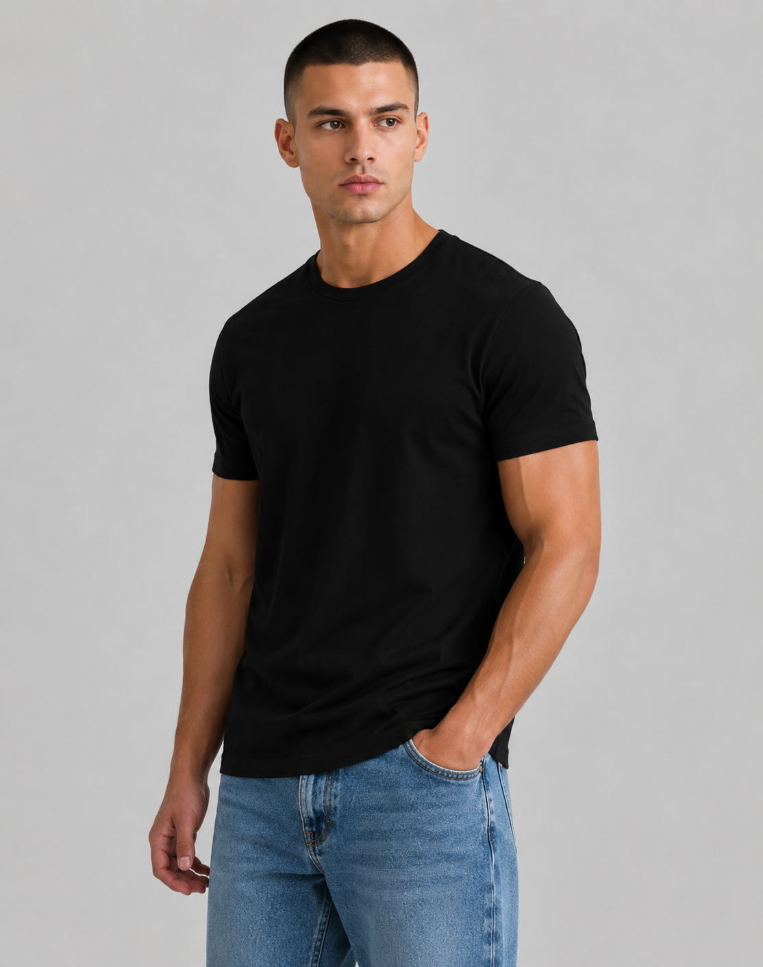 Isidore | Men's Short Sleeve Round Neck Summer T Shirt