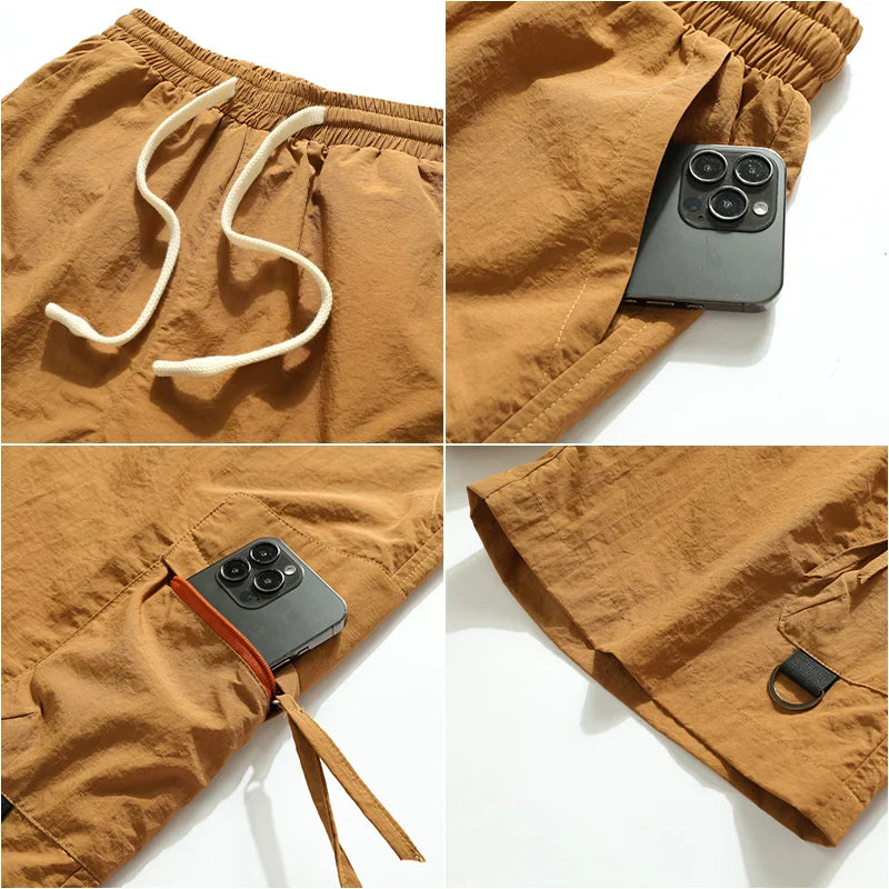 Jackson | Men’s Drawstring Knee Length Cargo Shorts