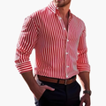 James | Men’s Vertical Stripe Slim Fit Dress Shirt