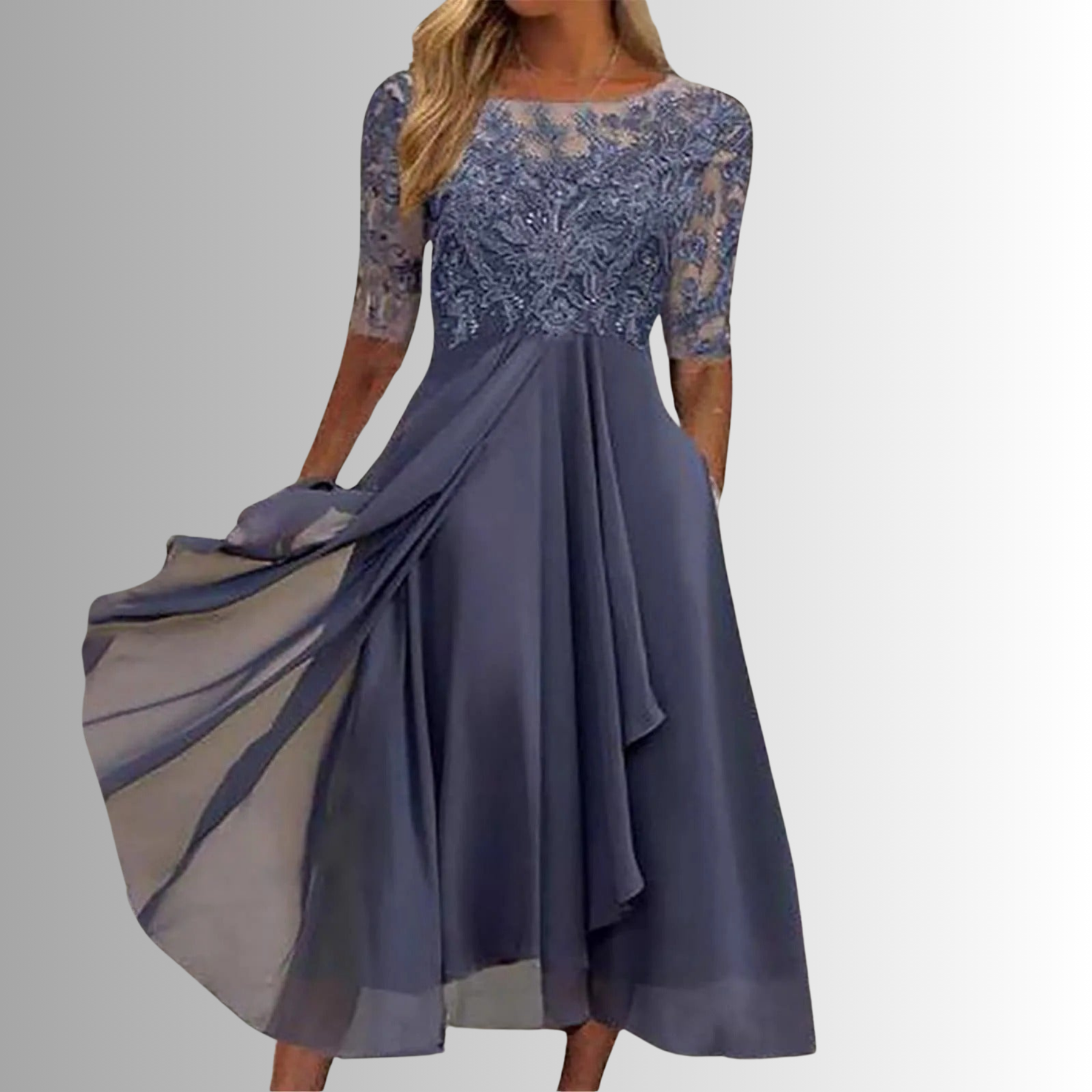 Jennifer | Women’s Floral Summer Wedding Guest Midi Dress