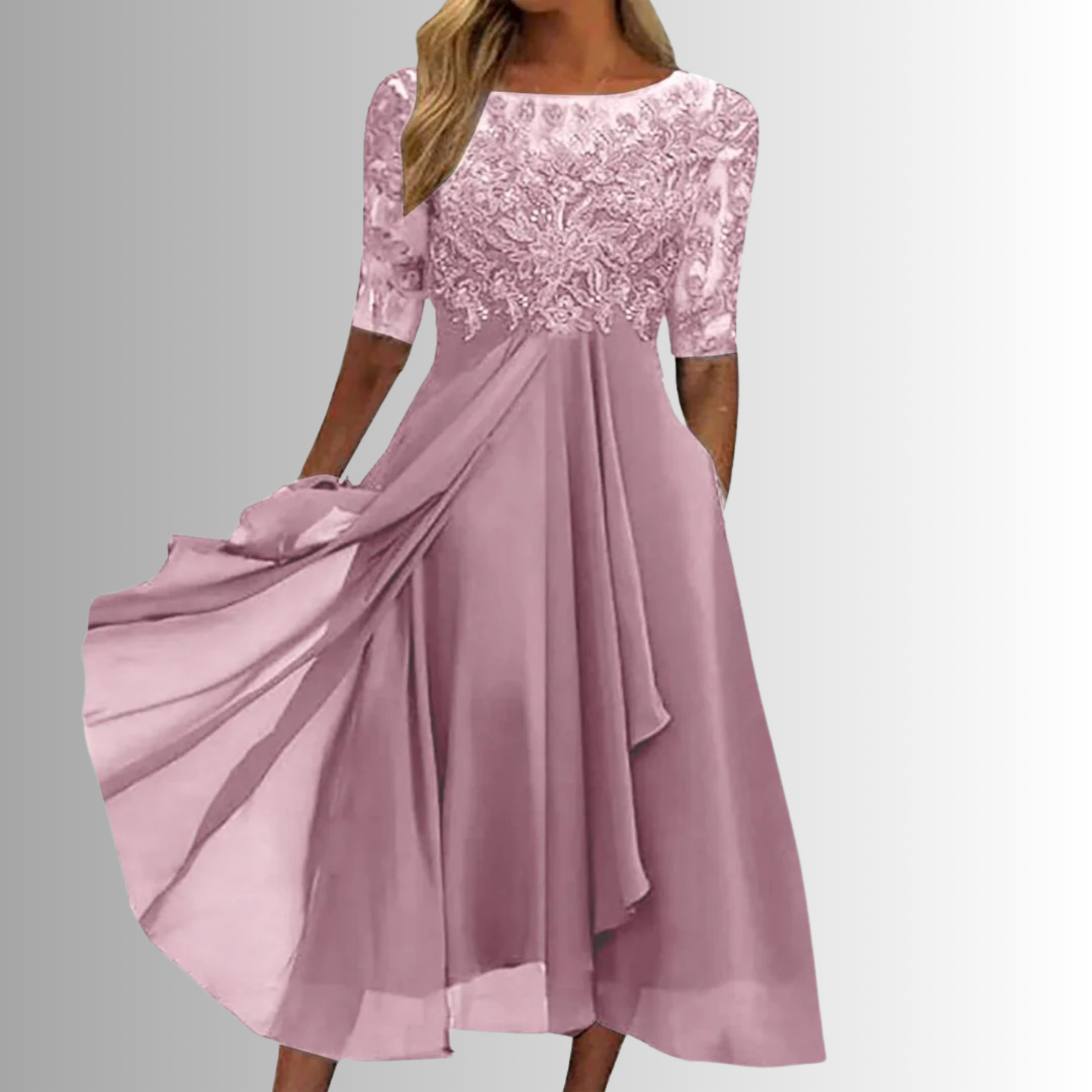 Jennifer | Women’s Floral Summer Wedding Guest Midi Dress