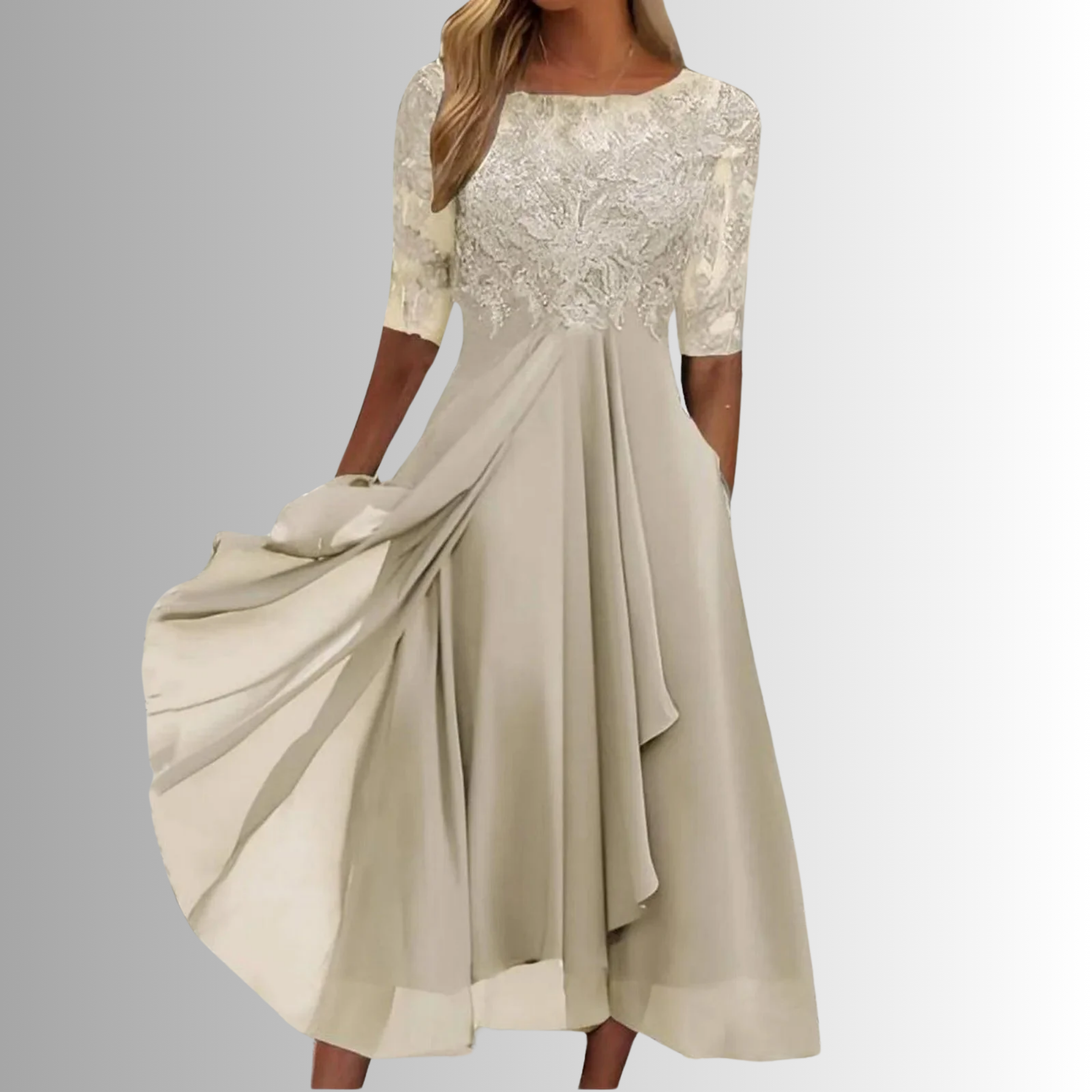Jennifer | Women’s Floral Summer Wedding Guest Midi Dress