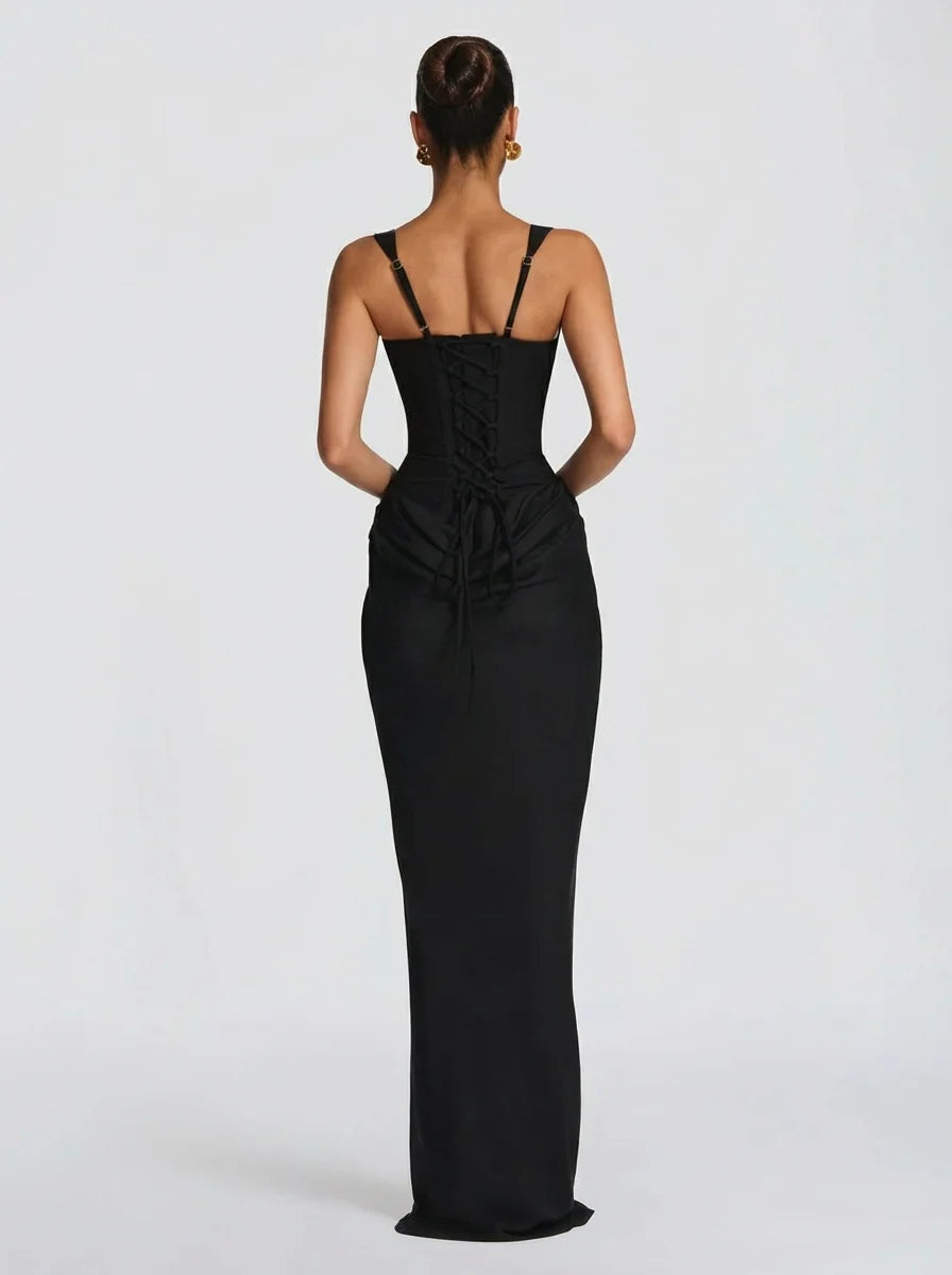 Jessica | Women's Bodycon Corset Waist Evening Maxi Gown