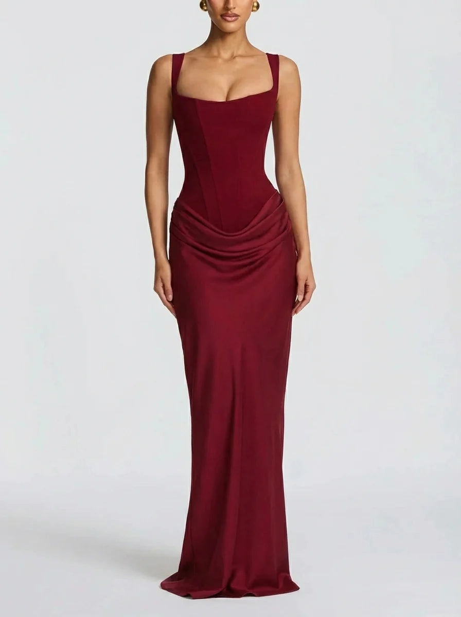 Jessica | Women's Bodycon Corset Waist Evening Maxi Gown
