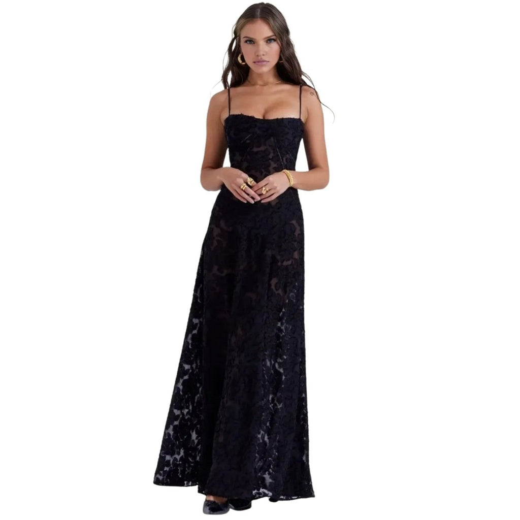 Jessica | Women’s Flowy Sleeveless Wedding Guest Midi Dress