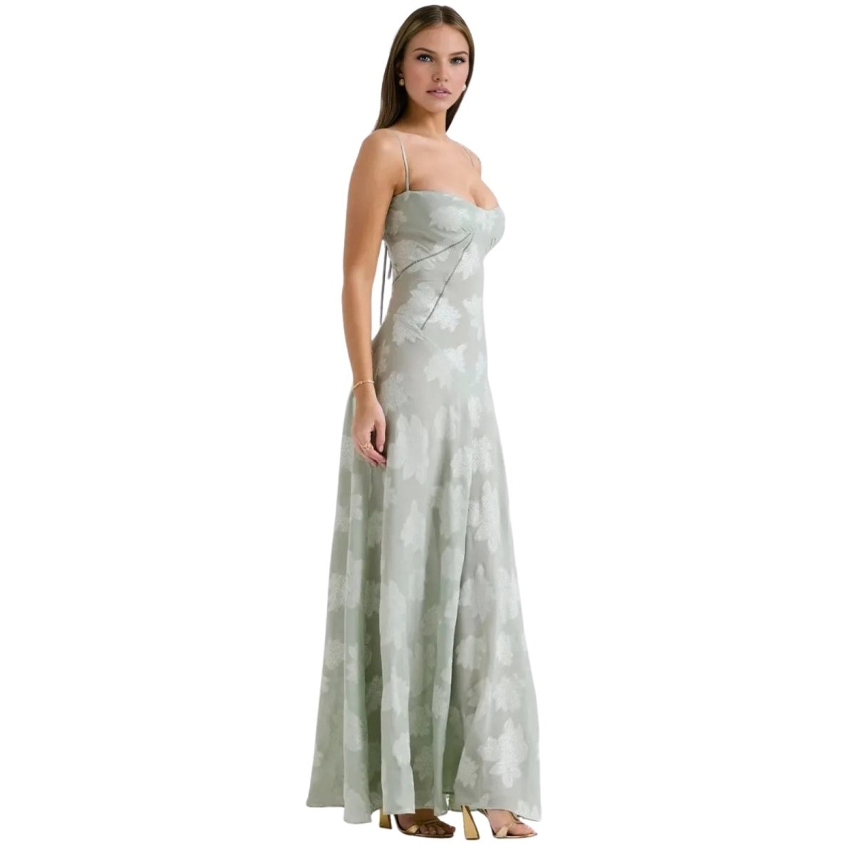 Jessica | Women’s Flowy Sleeveless Wedding Guest Midi Dress