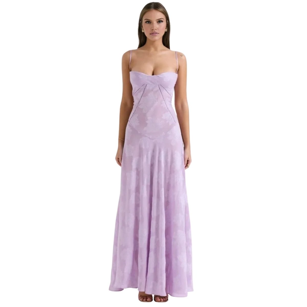 Jessica | Women’s Flowy Sleeveless Wedding Guest Midi Dress