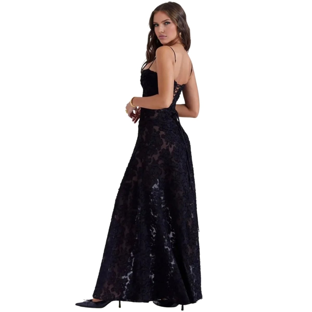 Jessica | Women’s Flowy Sleeveless Wedding Guest Midi Dress