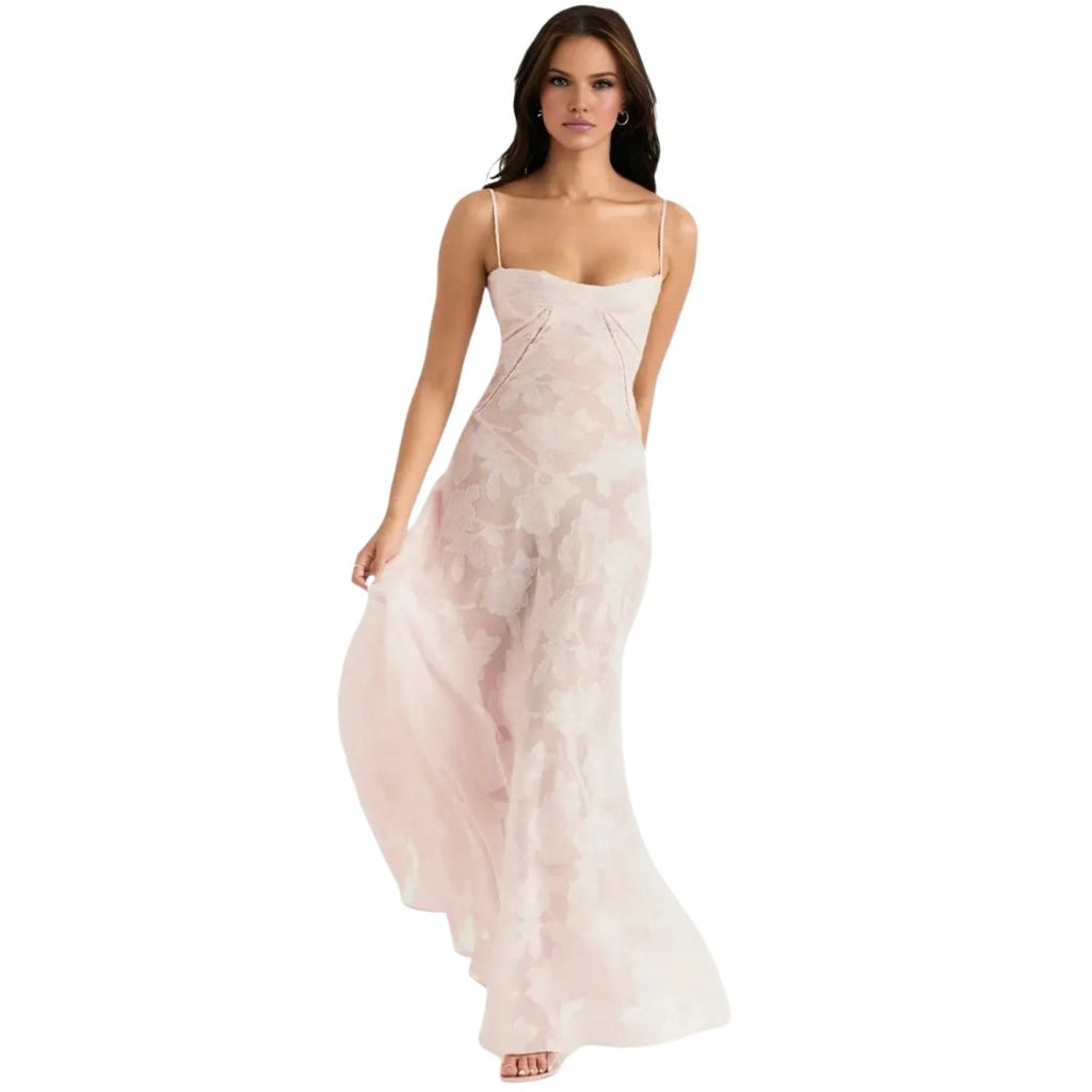 Jessica | Women’s Flowy Sleeveless Wedding Guest Midi Dress