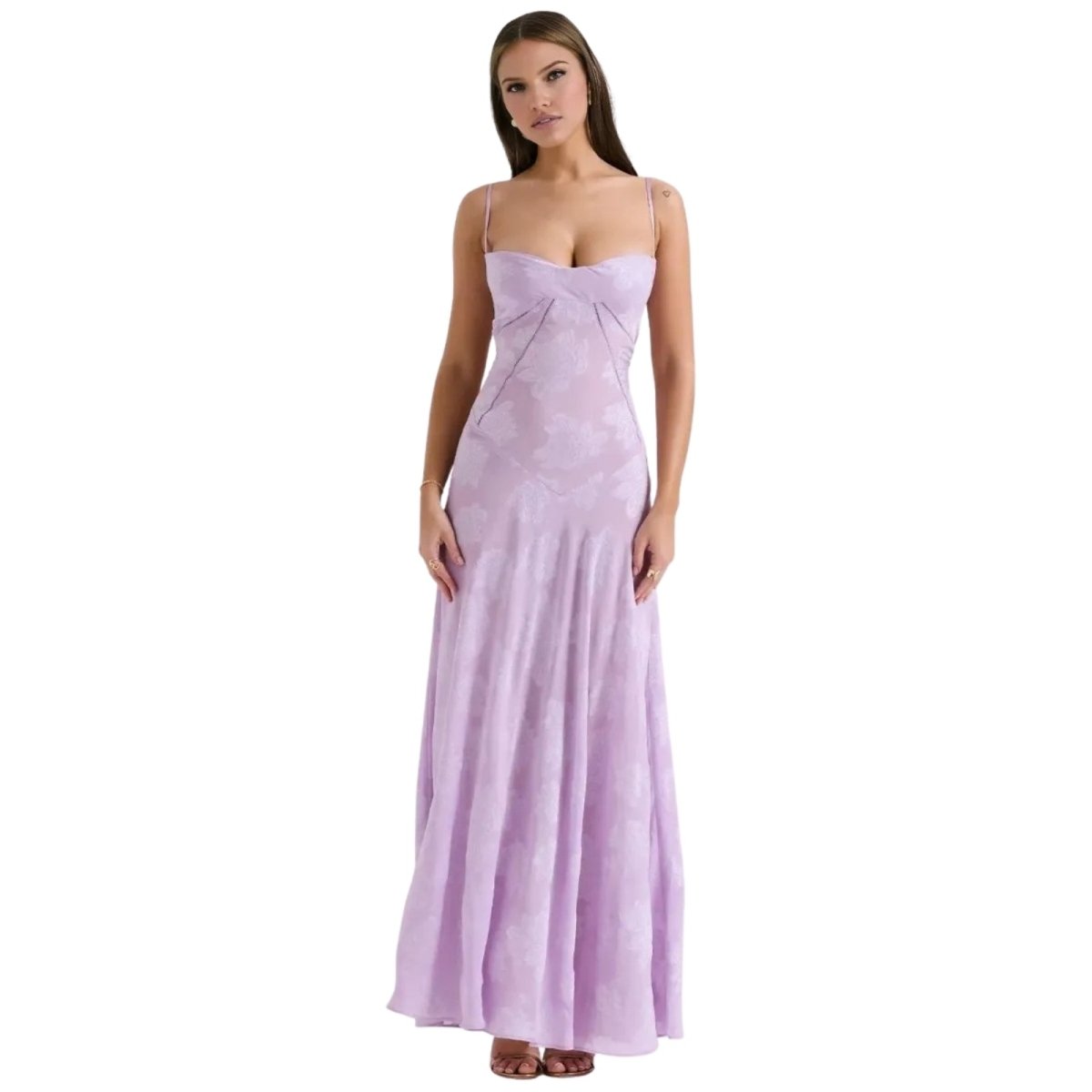 Jessica | Women’s Flowy Sleeveless Wedding Guest Midi Dress