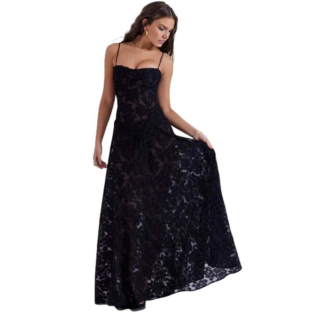 Jessica | Women’s Flowy Sleeveless Wedding Guest Midi Dress