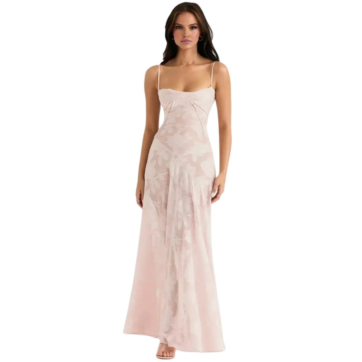 Jessica | Women’s Flowy Sleeveless Wedding Guest Midi Dress