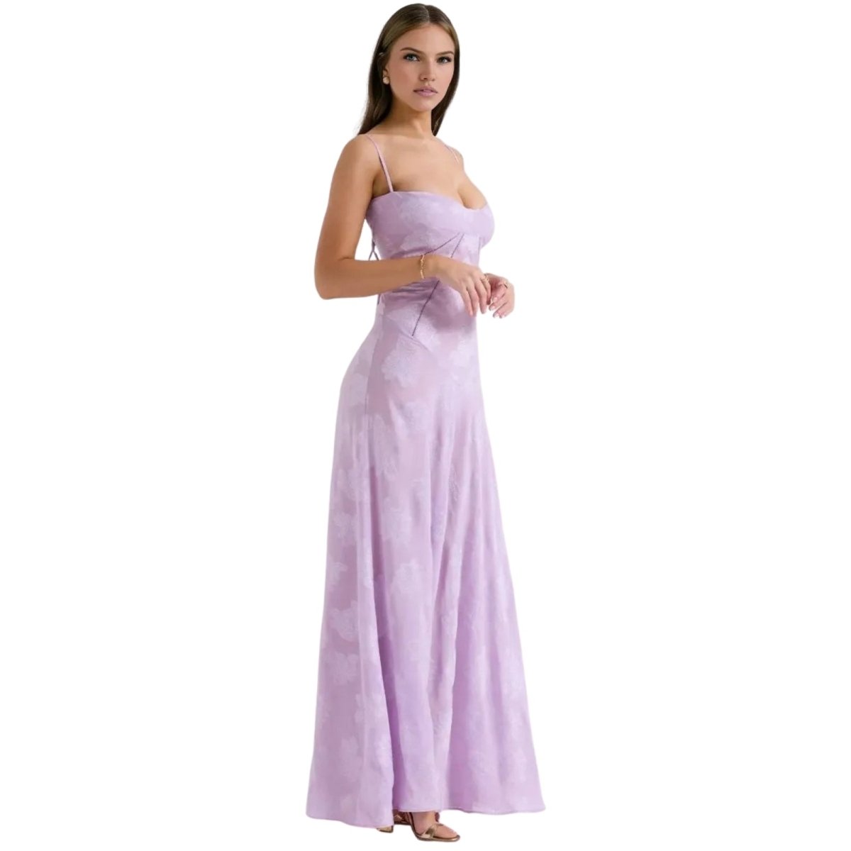 Jessica | Women’s Flowy Sleeveless Wedding Guest Midi Dress