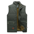 Johnny | Men’s Zip Front Stand Collar Sleeveless Puffer Vest