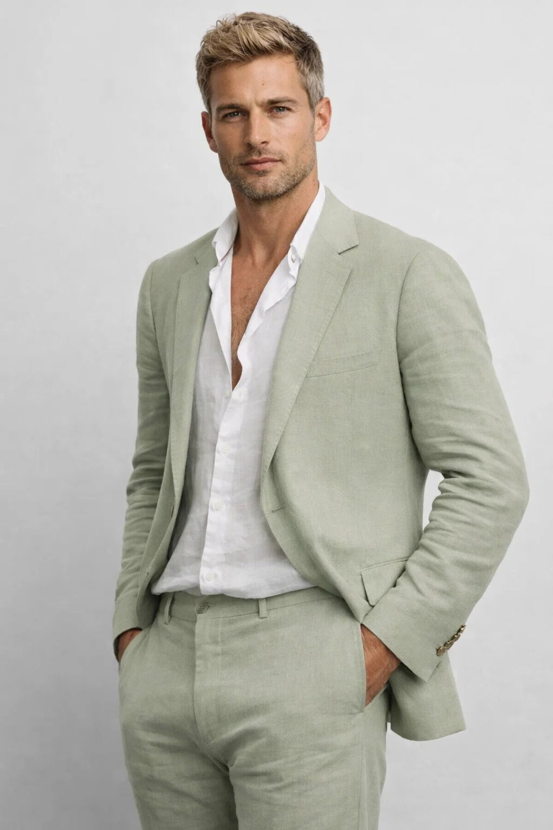 Jordan | Men's Long Sleeve Single Breasted Two Piece Set