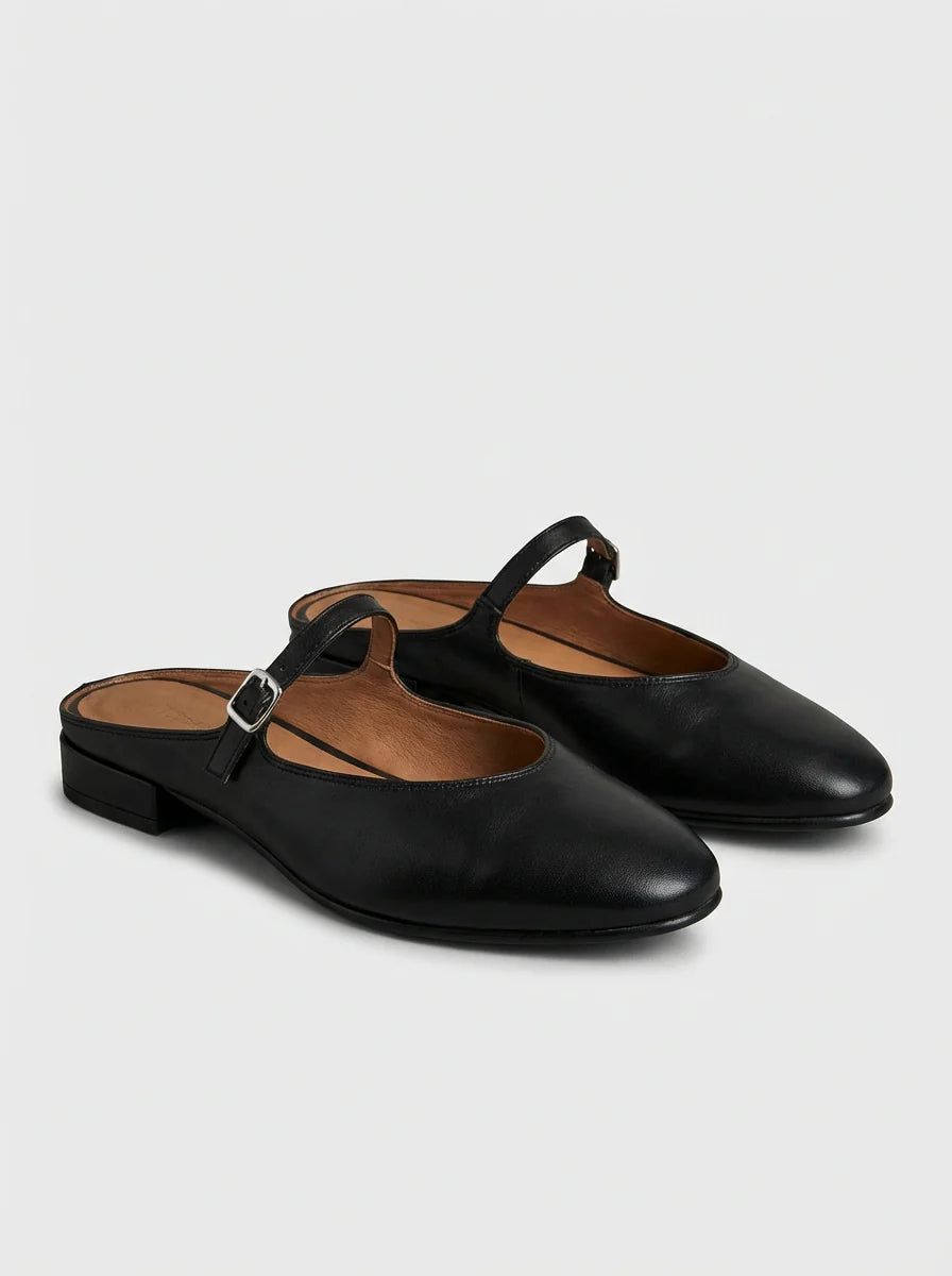 Josephine | Women’s Tapered Round Toe Slip On Mules