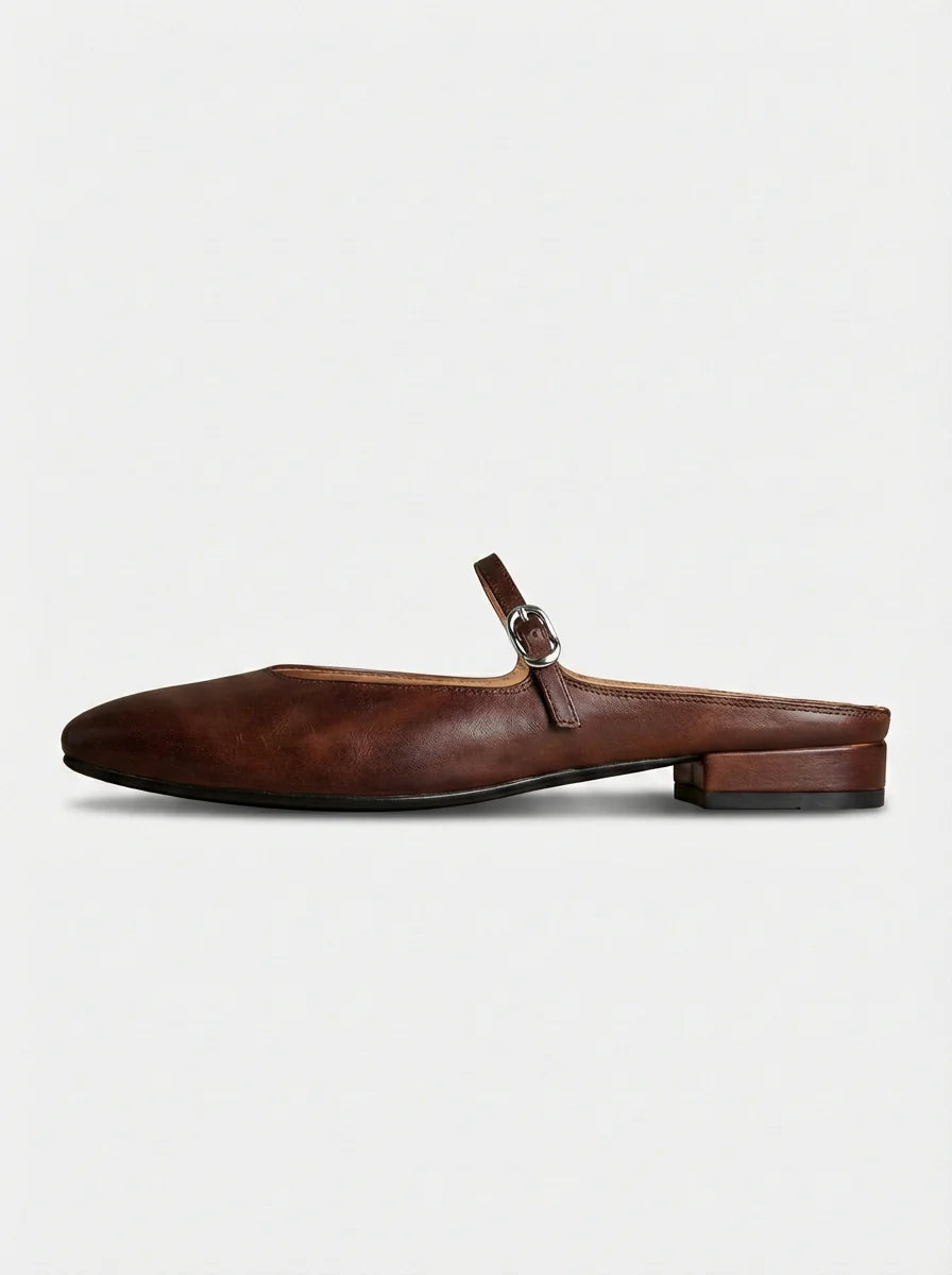 Josephine | Women’s Tapered Round Toe Slip On Mules
