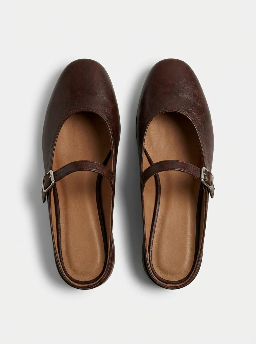 Josephine | Women’s Tapered Round Toe Slip On Mules