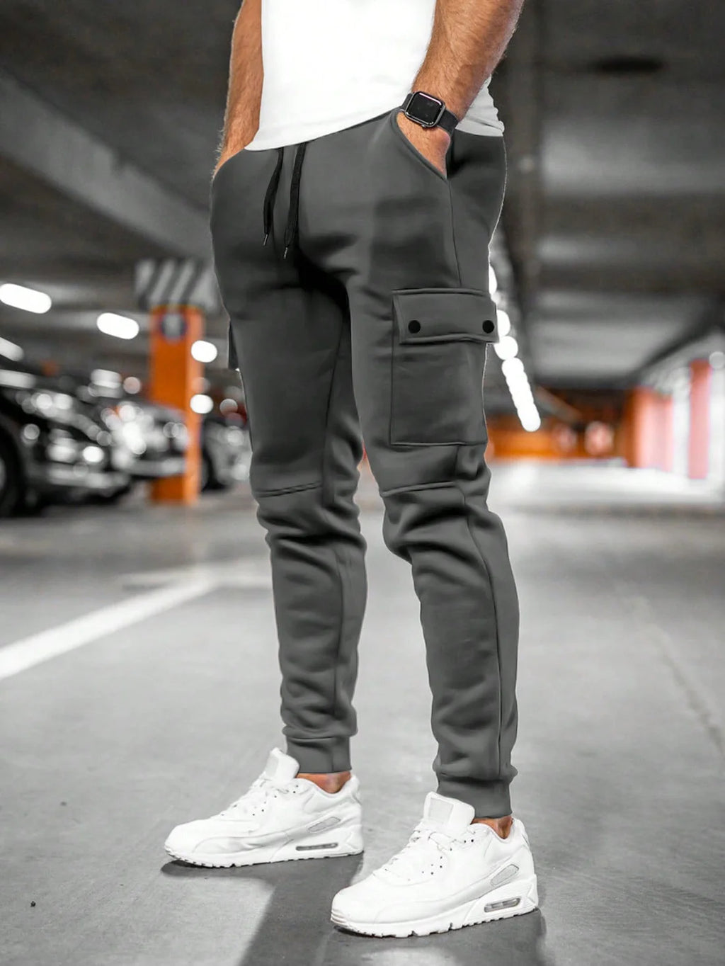 Joshua | Men's Drawstring Slim Fit Pockets Trousers
