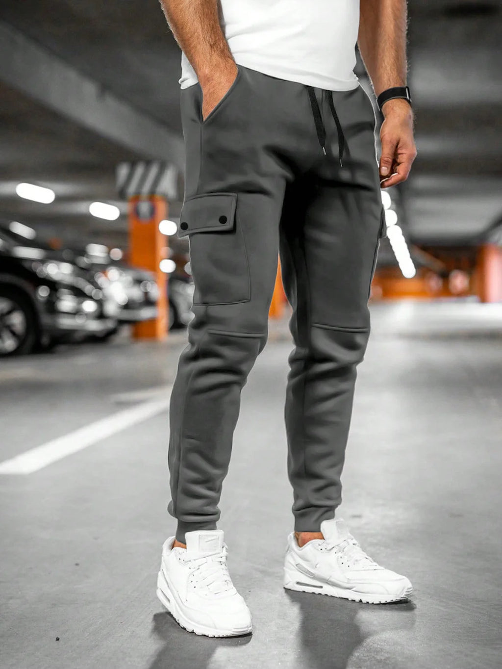 Joshua | Men's Drawstring Slim Fit Pockets Trousers