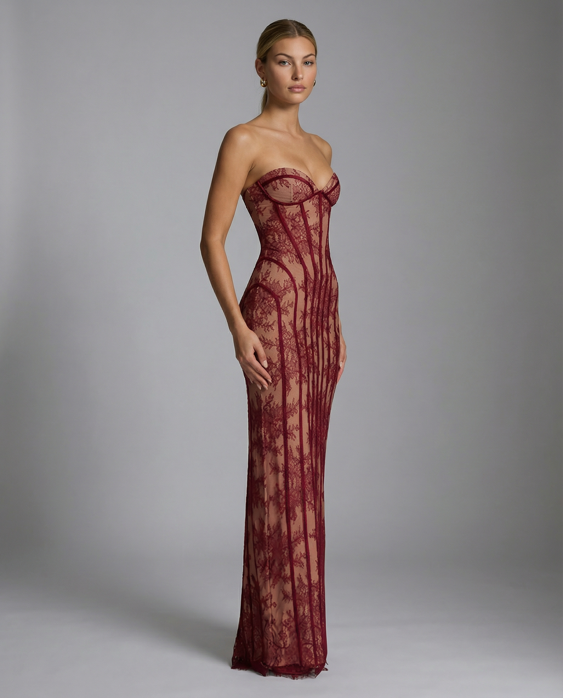 June | Women's Corset Strapless Wedding Guest Dress