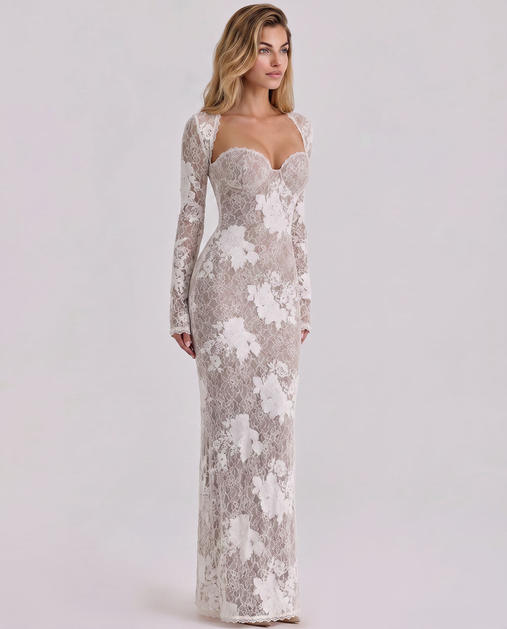 Juniper | Women's Fitted Sweetheart Neck Wedding Guest Dress