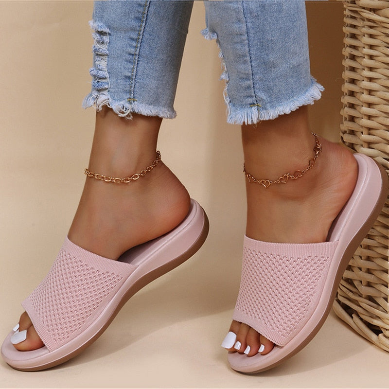 Karen | Women’s Open Toe Summer Walking Slides