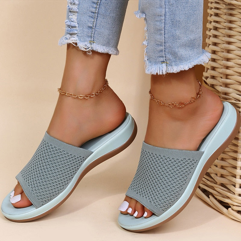 Karen | Women’s Open Toe Summer Walking Slides