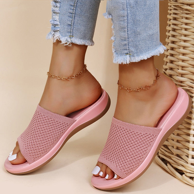 Karen | Women’s Open Toe Summer Walking Slides