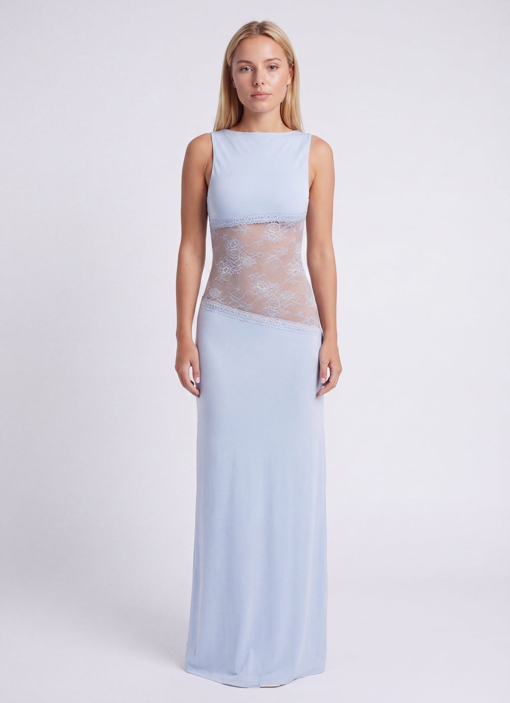 Karissa | Women's Sleeveless Boat Neck Wedding Guest Dress