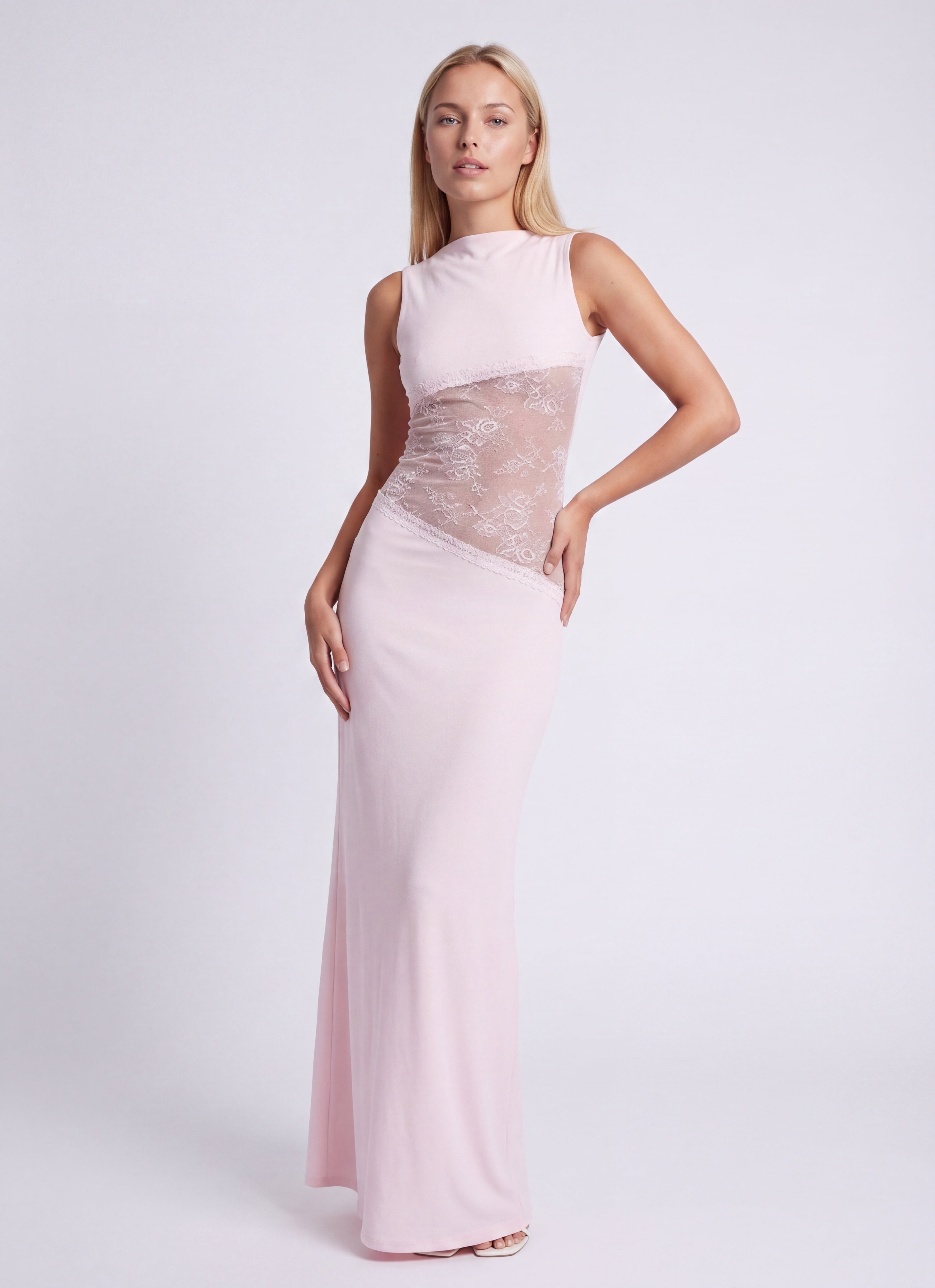 Karissa | Women's Sleeveless Boat Neck Wedding Guest Dress