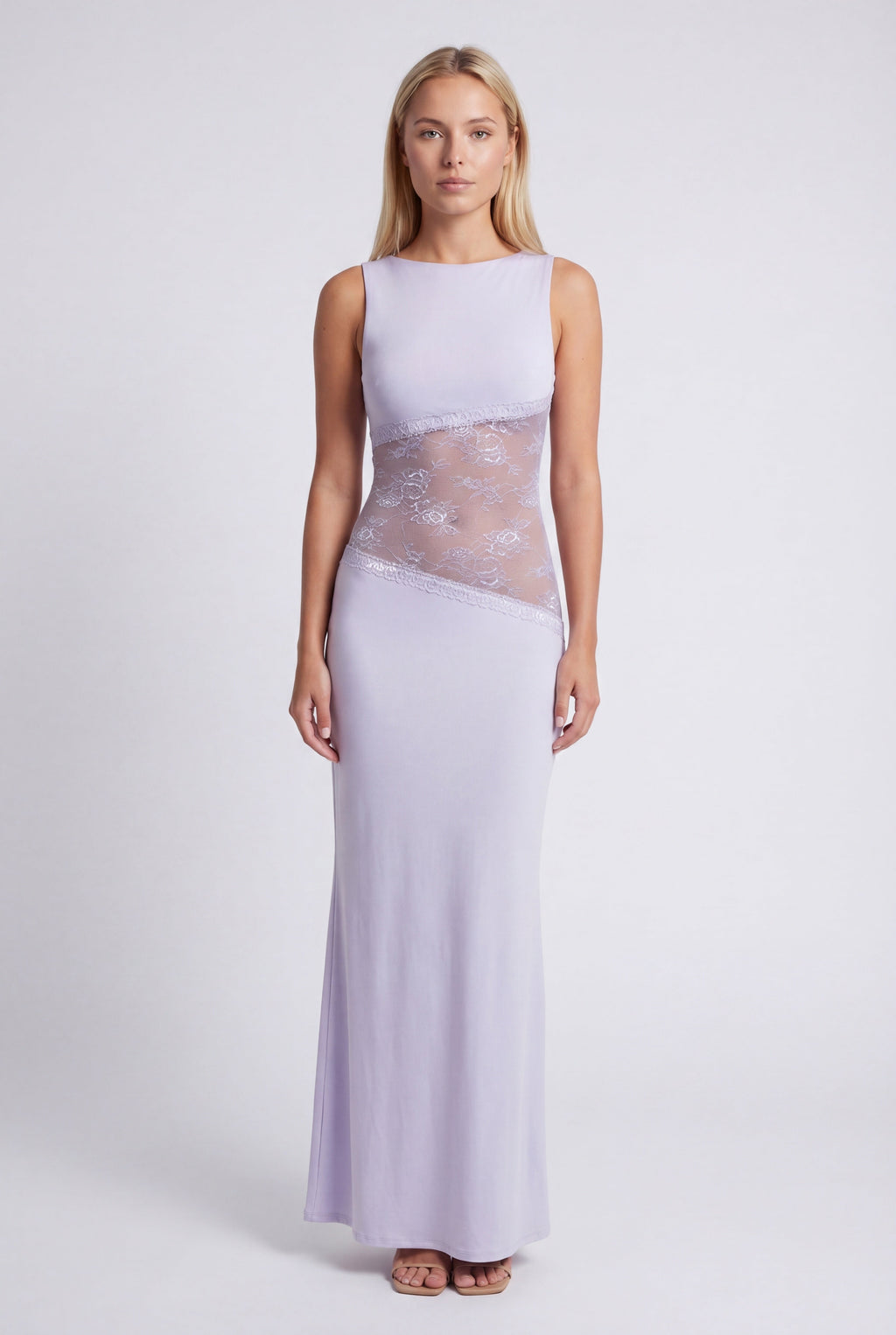 Karissa | Women's Sleeveless Boat Neck Wedding Guest Dress
