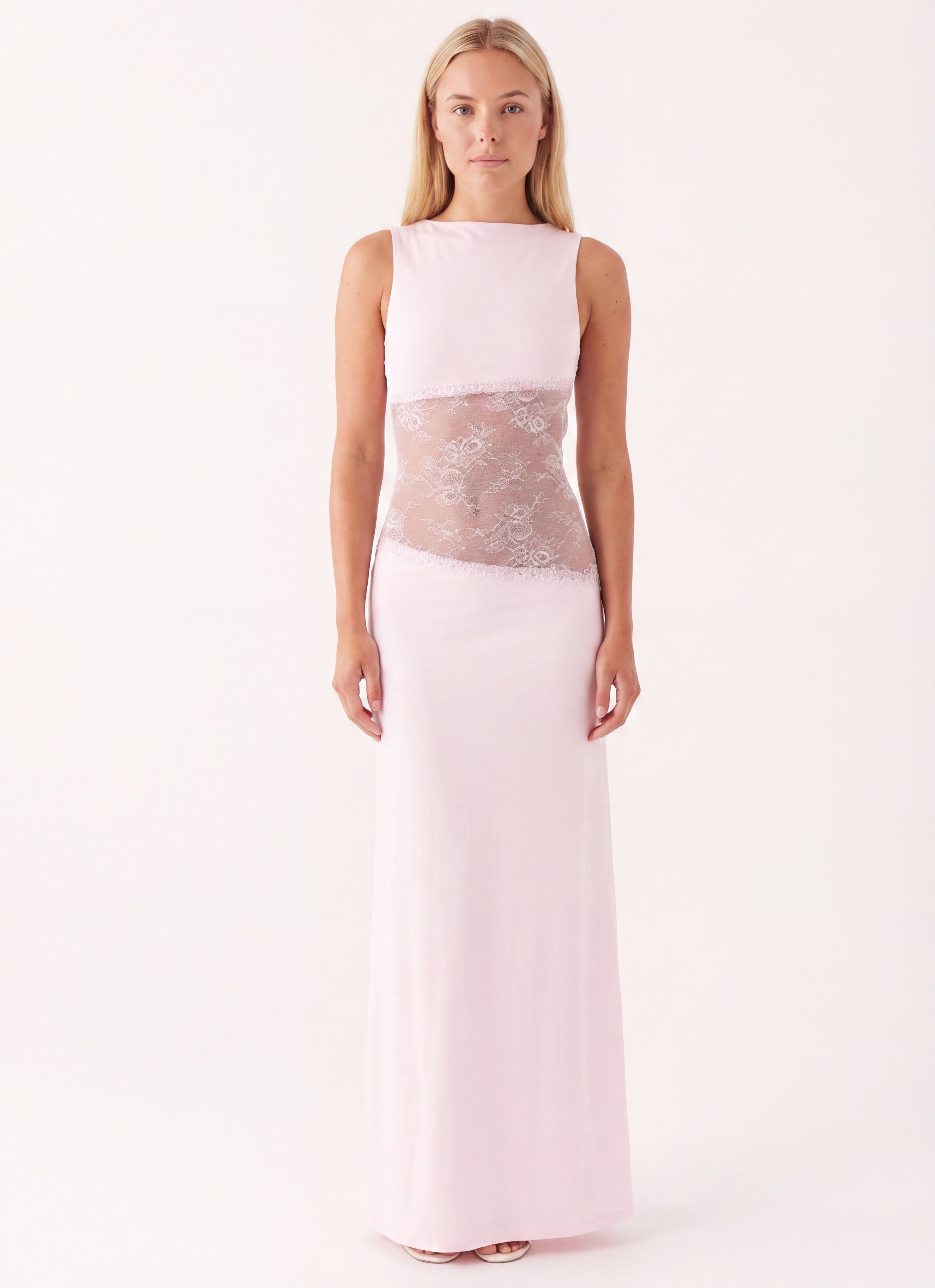 Karissa | Women's Sleeveless Boat Neck Wedding Guest Dress