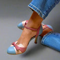 Katelyn | Women's Pointed Toe Ankle Strap Bow Detail Heels