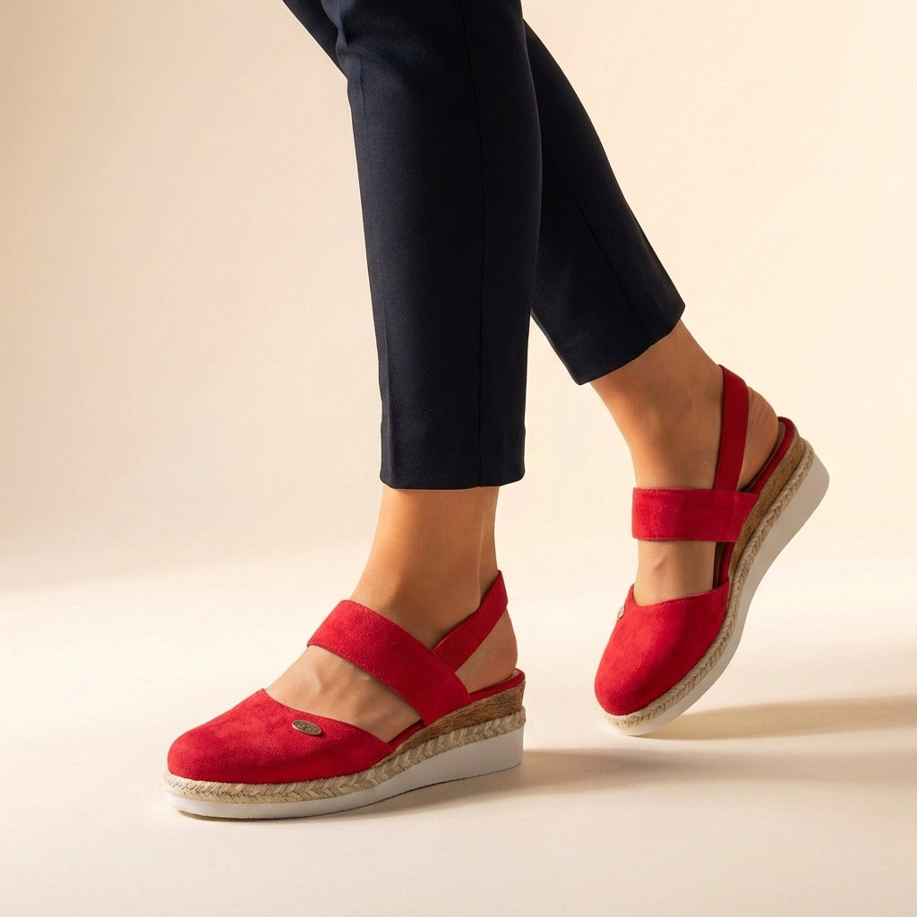Katrina | Women's Strappy Platform Round Toe Sandals