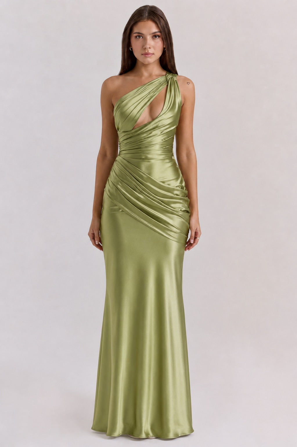 Kelli | Women’s Draped Ruched Sleeveless Flowy Maxi Dress