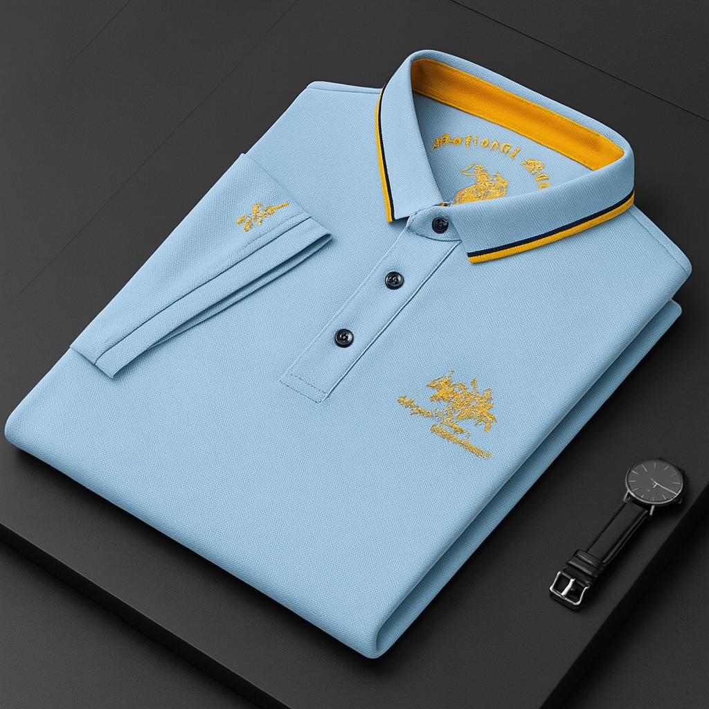 Kenneth | Men’s Collared Button Short Sleeve Polo Shirt
