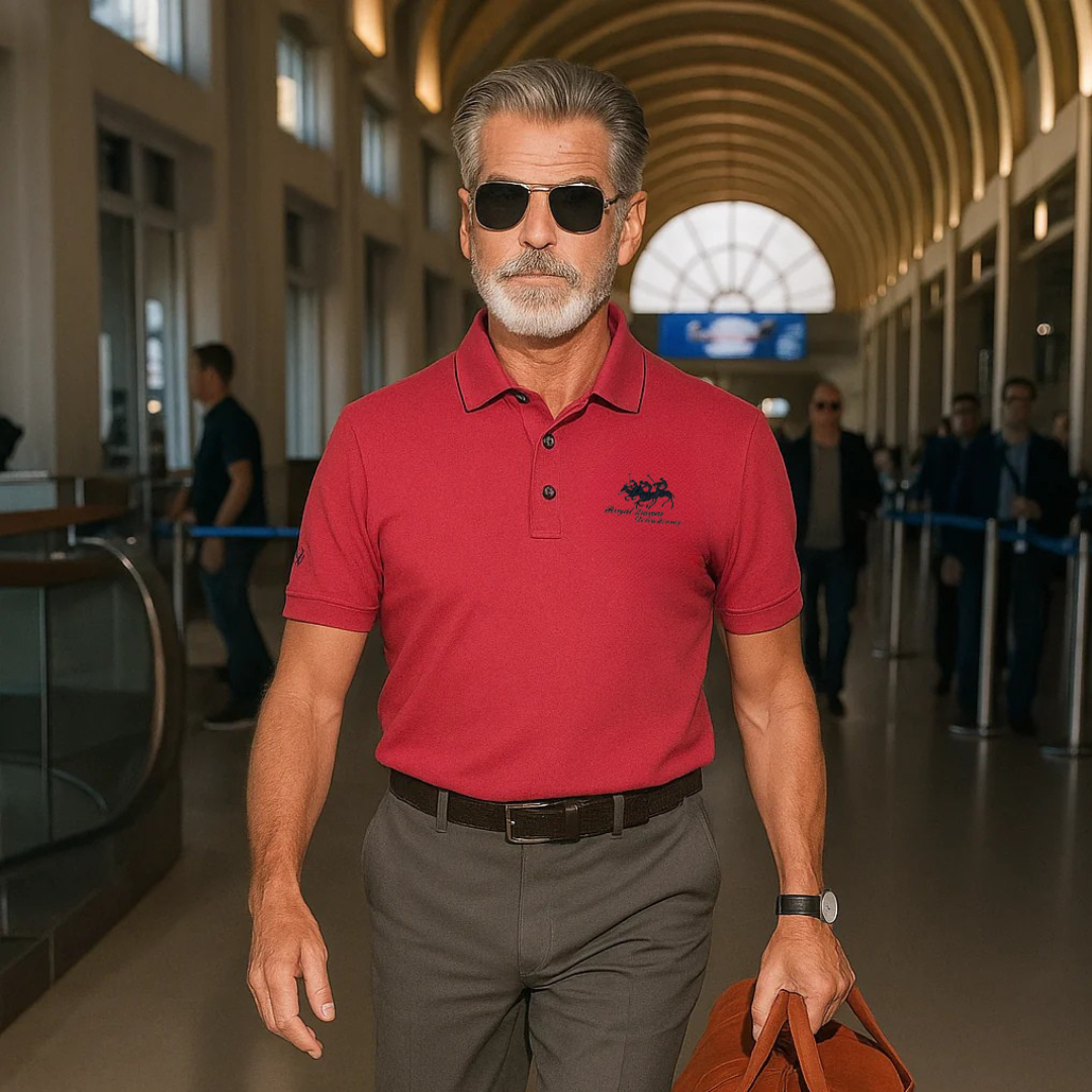 Kenneth | Men’s Collared Button Short Sleeve Polo Shirt