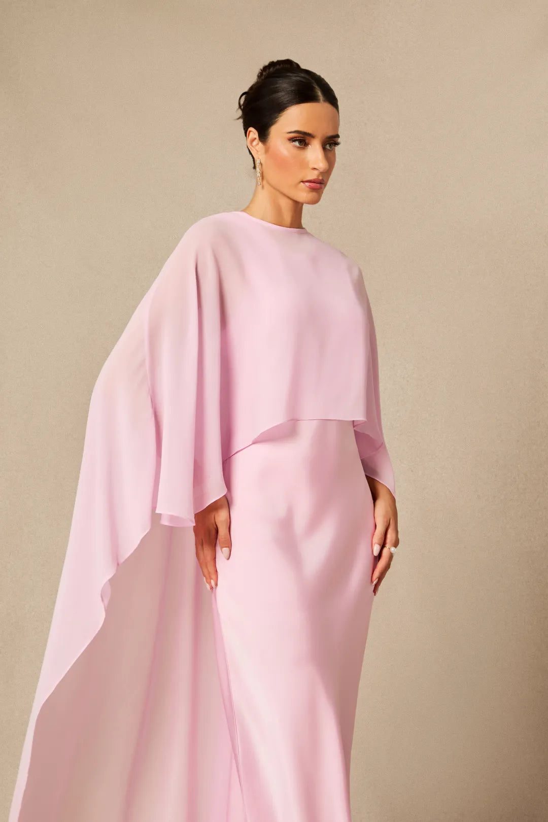 Kerry | Women’s Sleeveless Crew Neck Flowy Wedding Guest Dress