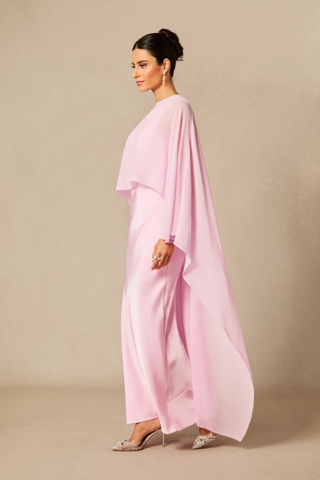 Kerry | Women’s Sleeveless Crew Neck Flowy Wedding Guest Dress
