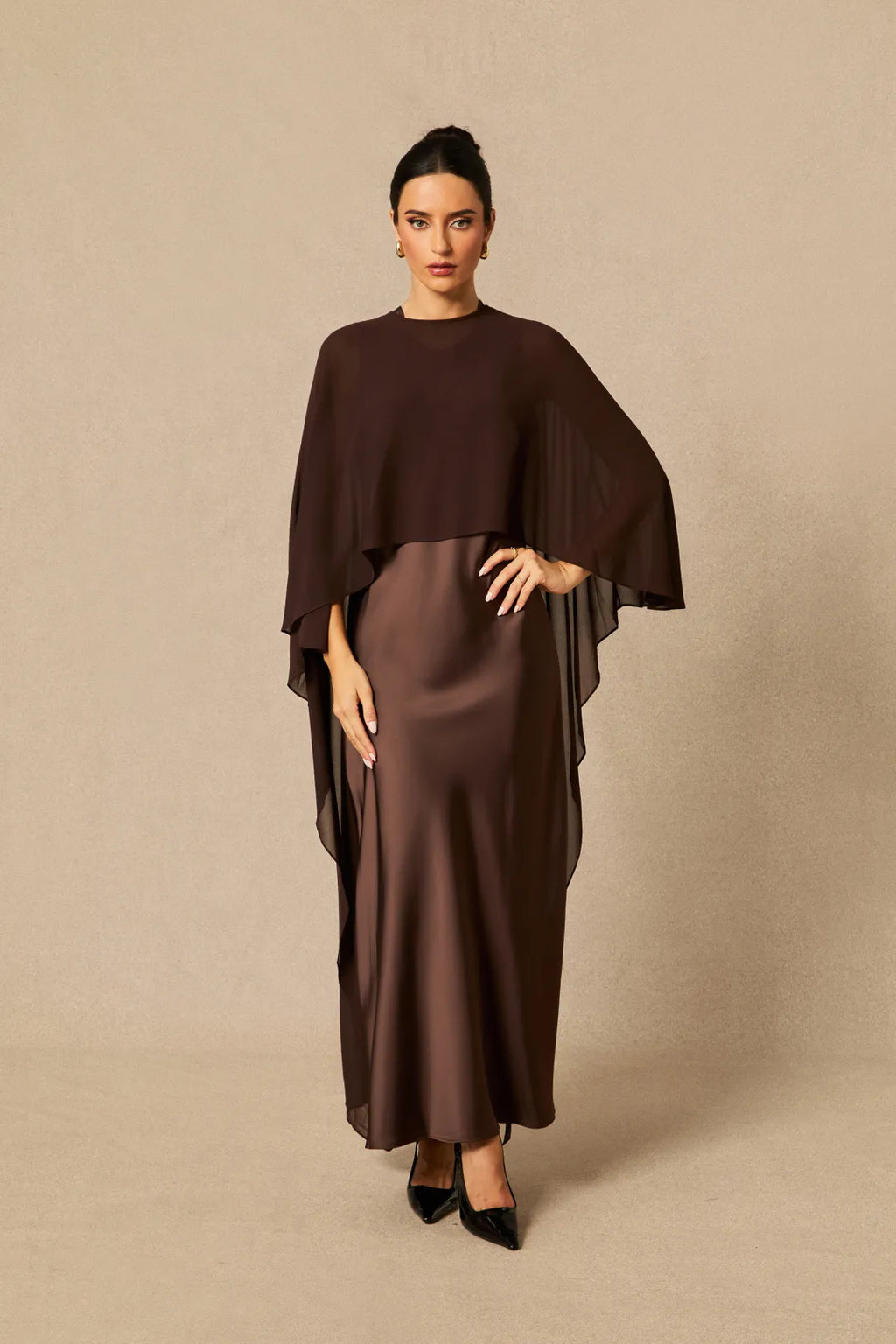 Kerry | Women’s Sleeveless Crew Neck Flowy Wedding Guest Dress